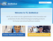 Tablet Screenshot of itlbiomedical.com